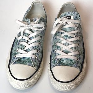 Converse Rebel Teal Sneakers Sz 7